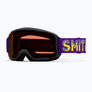 Детска скиорска маска Smith Daredevil S1 black donuts/blue sensor mirror antifog