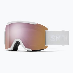 Скиорскa маска Smith Squad S2 white vapor/chromapop everyday rose gold mirror