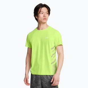 Мъжка тениска за бягане Under Armour UA Launch Elite Graphic morph green/castlerock/reflection
