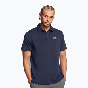 Мъжка поло тениска Under Armour Icon Polo midnight navy/white