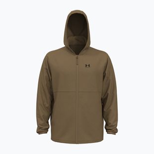 Мъжко яке за тренировка Under Armour Vibe Woven Windbreaker coyote/черно