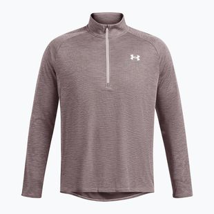 Мъжка тениска с дълъг ръкав Under Armour Tech Textured 1/2 Zip tetra grey/white