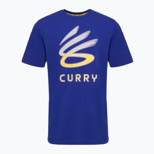 Мъжка тениска Under Armour Curry с лого Trend royal/white/taxi