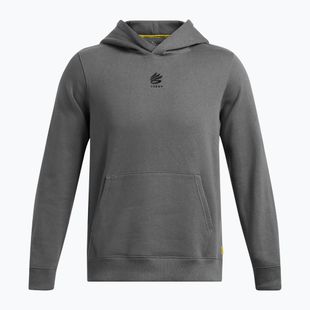 Мъжки суитшърт Under Armour Curry Splash Hoodie castlerock full heather/black