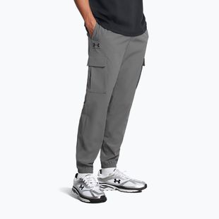 Мъжки панталони за тренировка Under Armour Vibe Woven Cargo castlerock/black