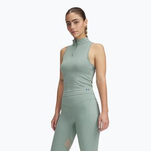 Дамска тренировъчна тениска Under Armour Vanish Elite Vent Tank silica green/iridescent