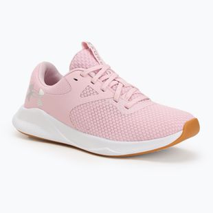 Under Armour дамски обувки за тренировка W Charged Aurora 2 prime pink/white/metallic silver