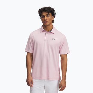 Поло блуза Under Armour Tech Polo prime pink/pitch gray за мъже