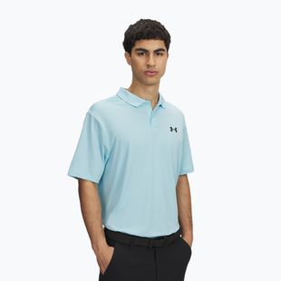 Мъжка тениска Under Armour Matchplay Polo stream/black