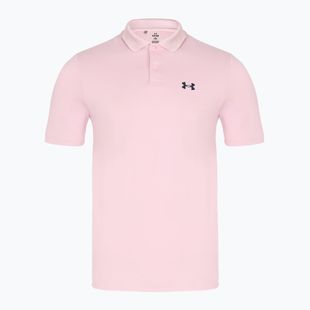 Мъжка поло тениска Matchplay Polo prime pink/midnight navy на Under Armour