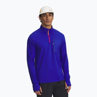 Мъжки потник за бягане Under Armour Trail Run Quarter Zip royal/reflective