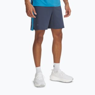 Мъжки къси панталони за бягане Under Armour Launch Pro 7" downpour grey / ether blue / reflective