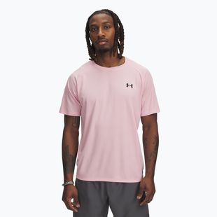 Мъжка тренировъчна тениска Under Armour Tech Textured prime pink/black
