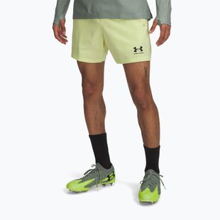 Мъжки футболни шорти Under Armour Challenger Pro Woven sonic yellow / black