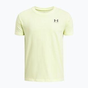 Детска тениска Under Armour Sportstyle Left Chest yellow
