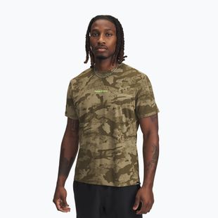 Мъжка тренировъчна тениска Under Armour Project Rock Iso Chill SS bayou/timberwolf taupe/baroque green