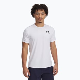 Мъжка тренировъчна тениска Under Armour HeatGear Fitted в бяло/черно