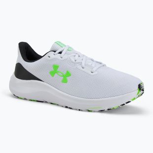 Мъжки маратонки Under Armour Charged Pursuit 4 white/black/hyper green