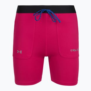 Дамски къси панталони/шорти Under Armour Trail Run Fitted shaded fuchsia/black
