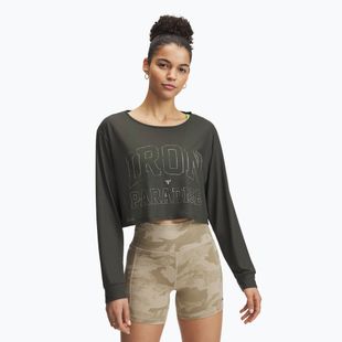 Under Armour Project Rock IP бароково зелено/сити каки/сити каки с дълъг ръкав за жени