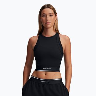 Горнище за тренировка на Under Armour Meridian Rib Branded Tank black/whi за жени