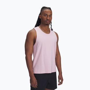 Under Armour Launch Elite Singlet prime pink/reflective мъжки потник за бягане