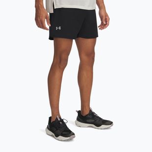Мъжки къси панталони за бягане Under Armour Trail Run Launch black / reflective