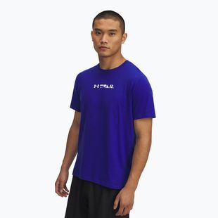 Мъжка тениска за бягане Under Armour Trail Run Graphic Tee royal/reflective
