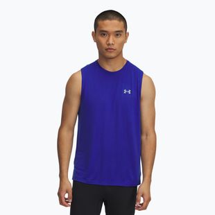 Мъжки потник за бягане Under Armour Trail Run Launch Tank royal/reflective