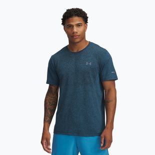 Мъжка тениска за бягане Under Armour Seamless Stride ether blue/reflective