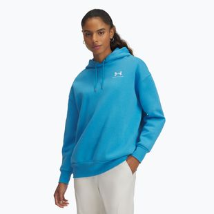 Under Armour Icon Fleece Hoodie ether blue/white - дамски