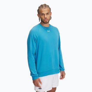 Мъжки суитшърт Under Armour Rival Fleece Crew ether blue/white