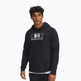 Мъжки суитшърт Under Armour Rival Terry Logo black/castlerock/white