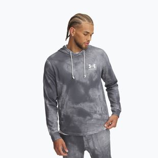 Мъжки суитшърт Under Armour Rival Terry Printed castlerock/onyx white