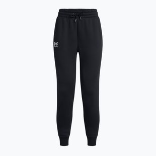 Дамски панталони Under Armour Icon Fleece Jogger black/black/white