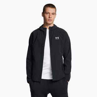 Тренировъчно яке Under Armour Vibe Woven черно/бяло