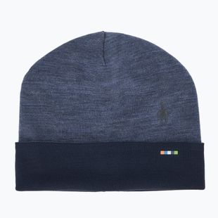 Мъжка зимна шапка Smartwool Merino Reversible Cuffed nightfall blue/deep navy