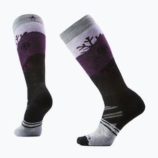 Дамски скиорски чорапи Smartwool Ski Full Cushion Snowpocalypse OTC purple eclipse
