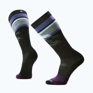 Чорапи за сноуборд Smartwool Snowboard Targeted Cushion Mountain Sunrise OTC black