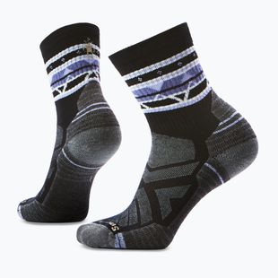 Дамски чорапи Smartwool Hike Light Cushion Zig Zag Valley Mid Crew black