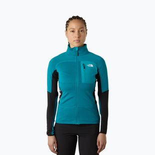 Дамски суитшърт The North Face Polartec Powergrid Stormgap антрацитено сив/tnf черен