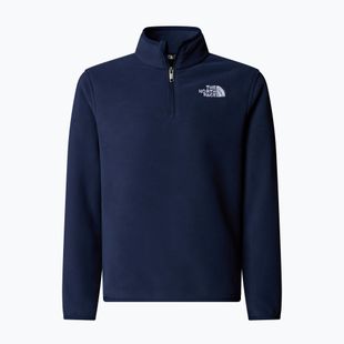 Детски суитшърт от полар The North Face Teen Glacier 1/4 Zip summit navy