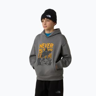 Детски суитшърт The North Face Sports Oversized Hoodie Graphic smoked pearl