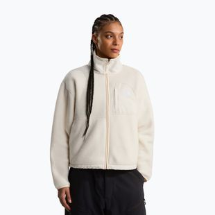 Дамски поларен суитшърт The North Face Yumiori Off Peak Full Zip white dune