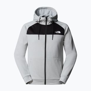 Мъжки суитшърт The North Face Reaxion Fleece Full Zip Hoodie high rise grey light heather