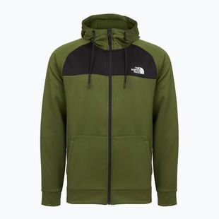 Мъжки суитшърт The North Face Reaxion Fleece Full Zip Hoodie woodland green/black