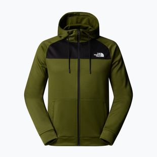 Мъжки суитшърт The North Face Reaxion Fleece Full Zip Hoodie woodland green/black