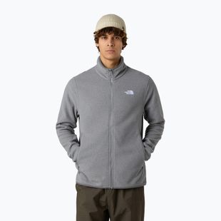 Мъжки суитшърт от полар The North Face Glacier Fleece mid grey heather
