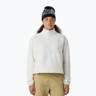 Дамски суитшърт The North Face Glacier Fleece 1/2 Zip Short white dune