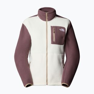 Дамски суитшърт от полар The North Face Yumiori Full Zip white dune/tawny quartz
